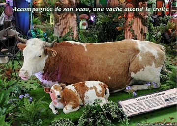 Exposition La Forêt Enchantée (81) Vache